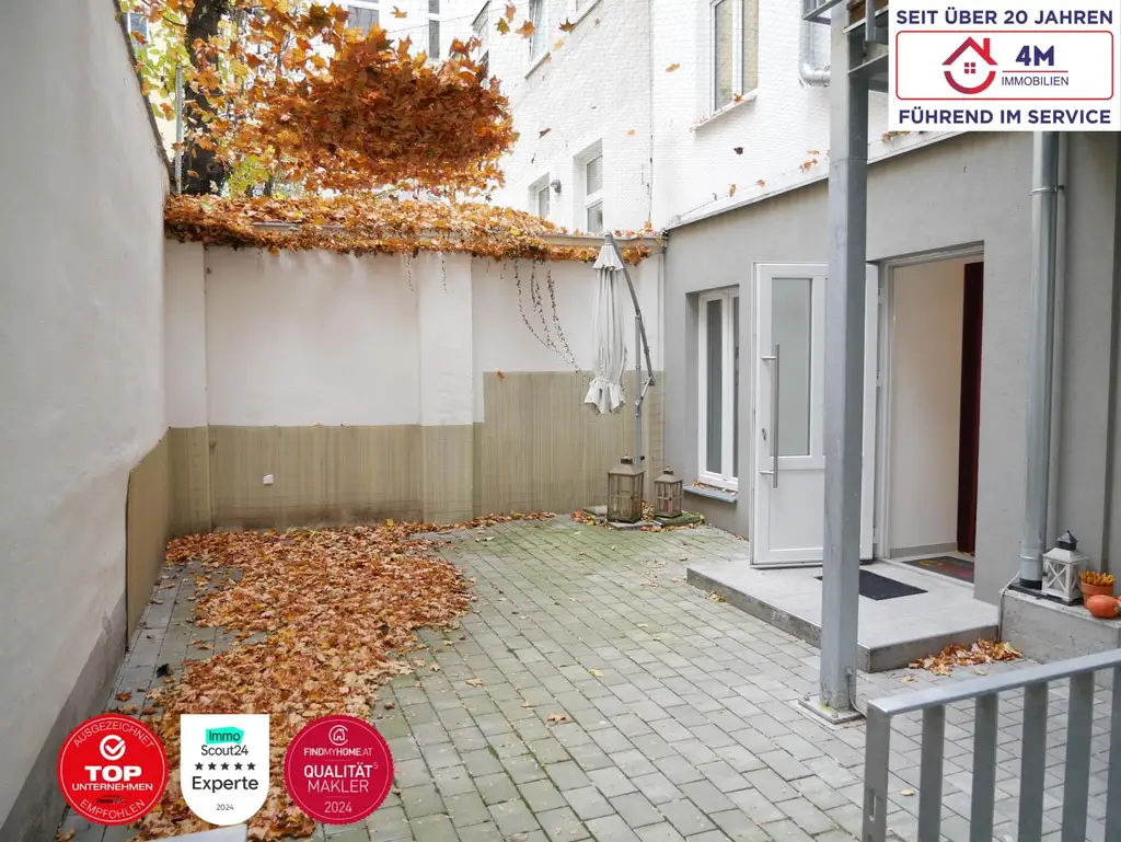 Vielseitig nutzbare Gewerbeimmobilie in WU-Nähe mit Terrasse - Kurzzeitvermietung möglich