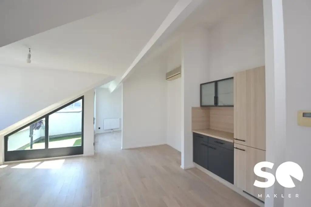 #SQ - STILVOLLE DG-WOHNUNG MIT SONNIGER TERRASSE BEIM AUGARTEN (GAUßPLATZ) & NÄHE DONAUKANAL (U4)