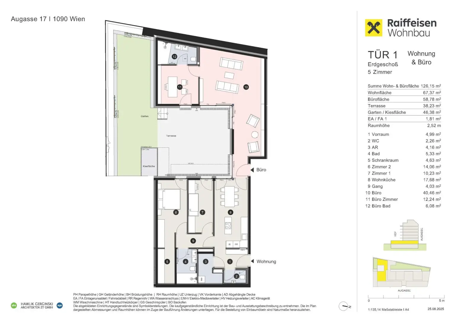 Plan Top 01 mit Büro