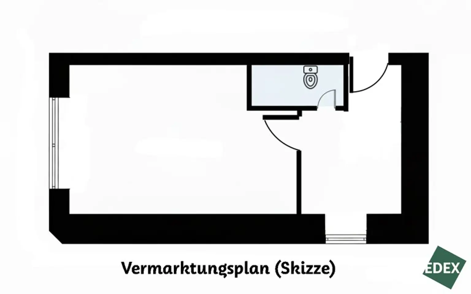Sanierungsbedürftige 1-Zimmer-Altbauwohnung im EG nahe UKH Lorenz Böhler