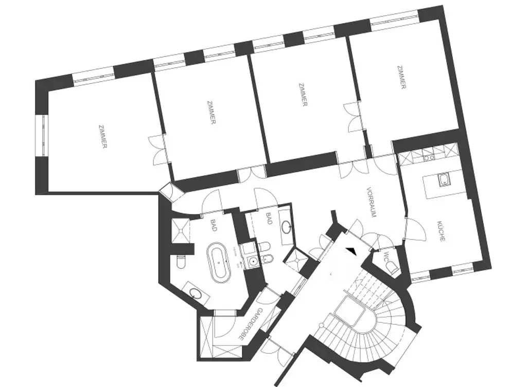 Elegant & zentral – Exklusiv möblierte Altbauwohnung im Servitenviertel