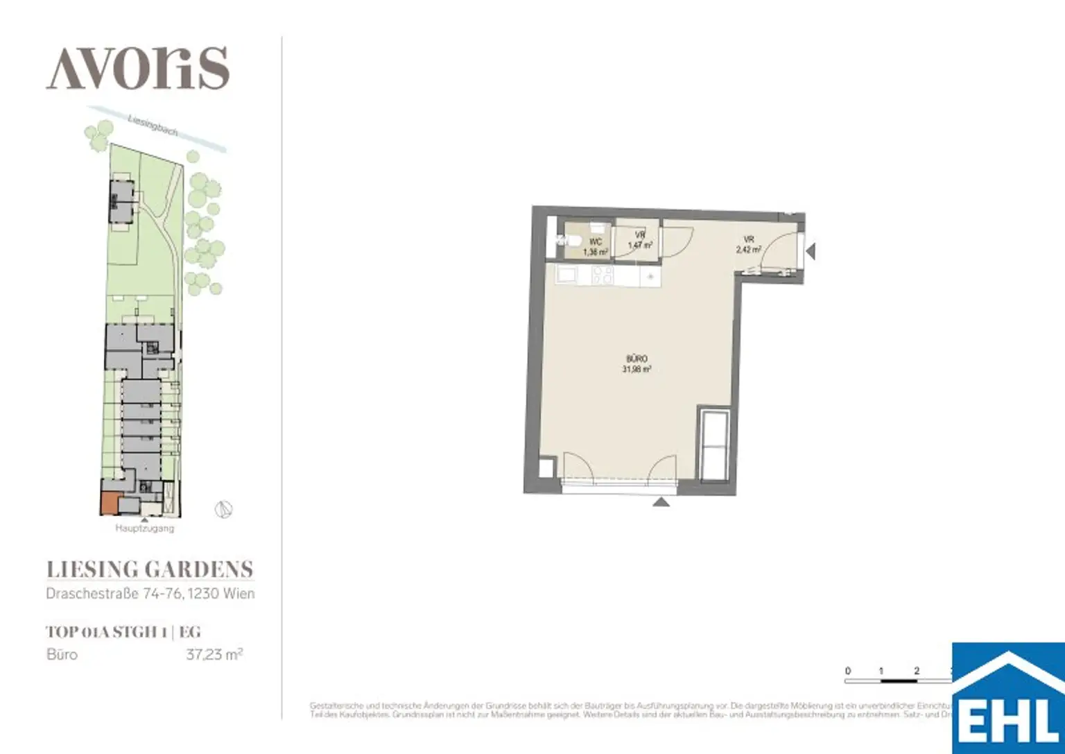 Modernes Büro/Praxis in 1230 Wien – Erstbezug zum Kauf !