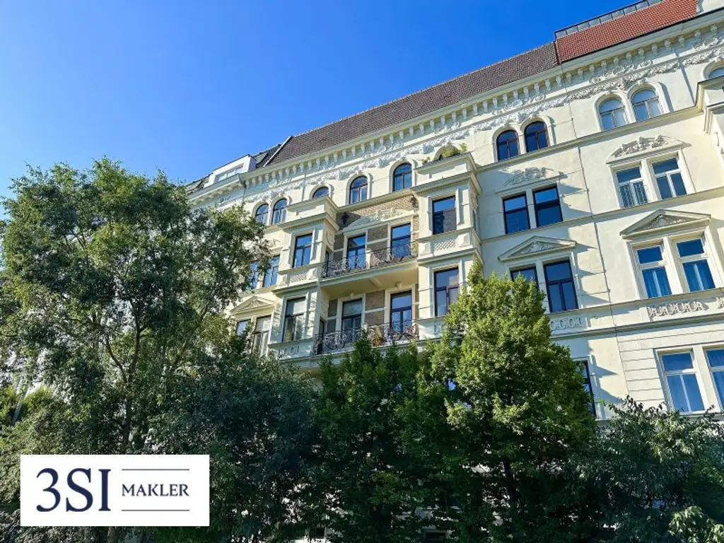 Rohdachboden mit ansprechender Ausbaustudie in beliebter Praterlage bei der Jesuitenwiese