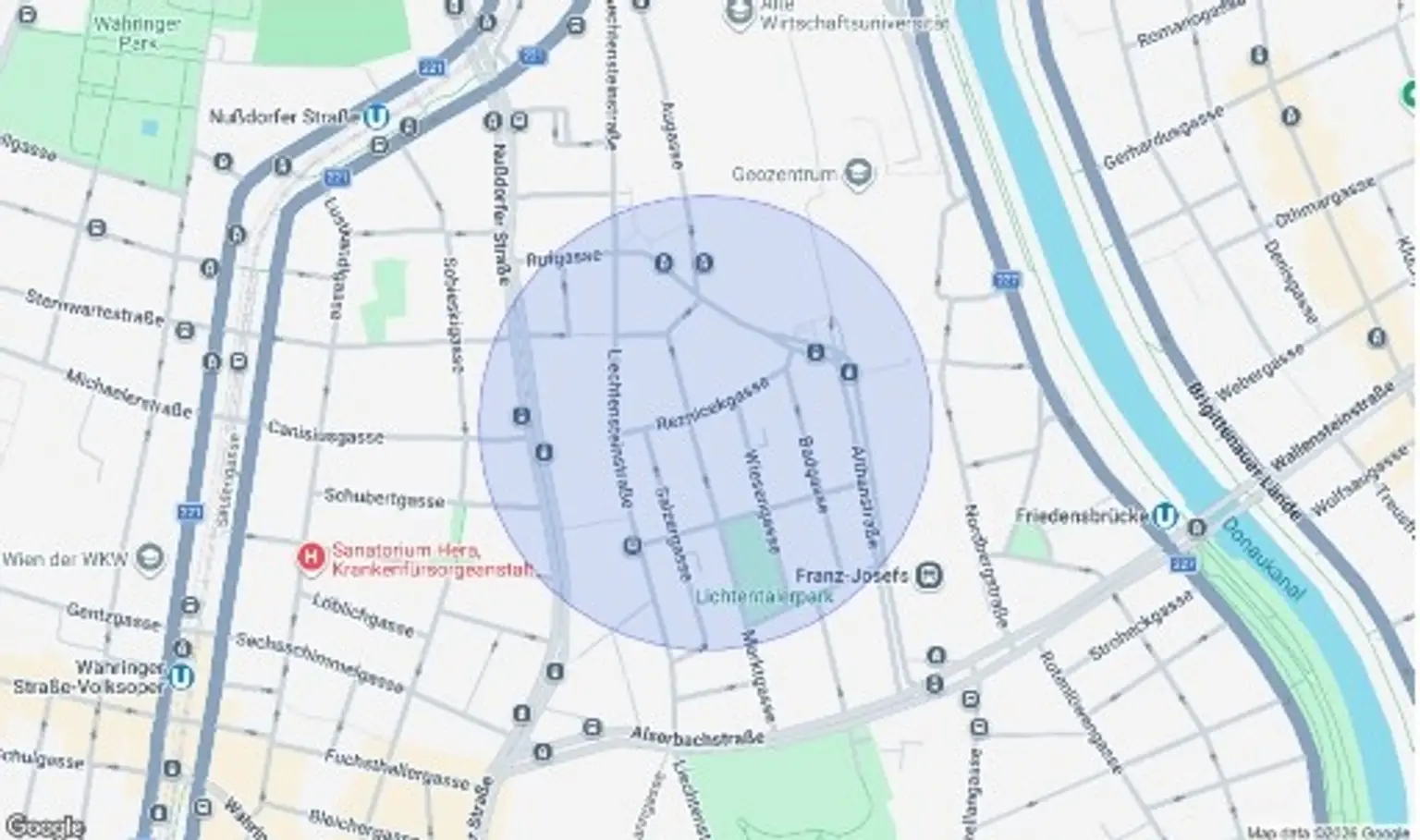 Kleines Zinshaus im 9. Bezirk