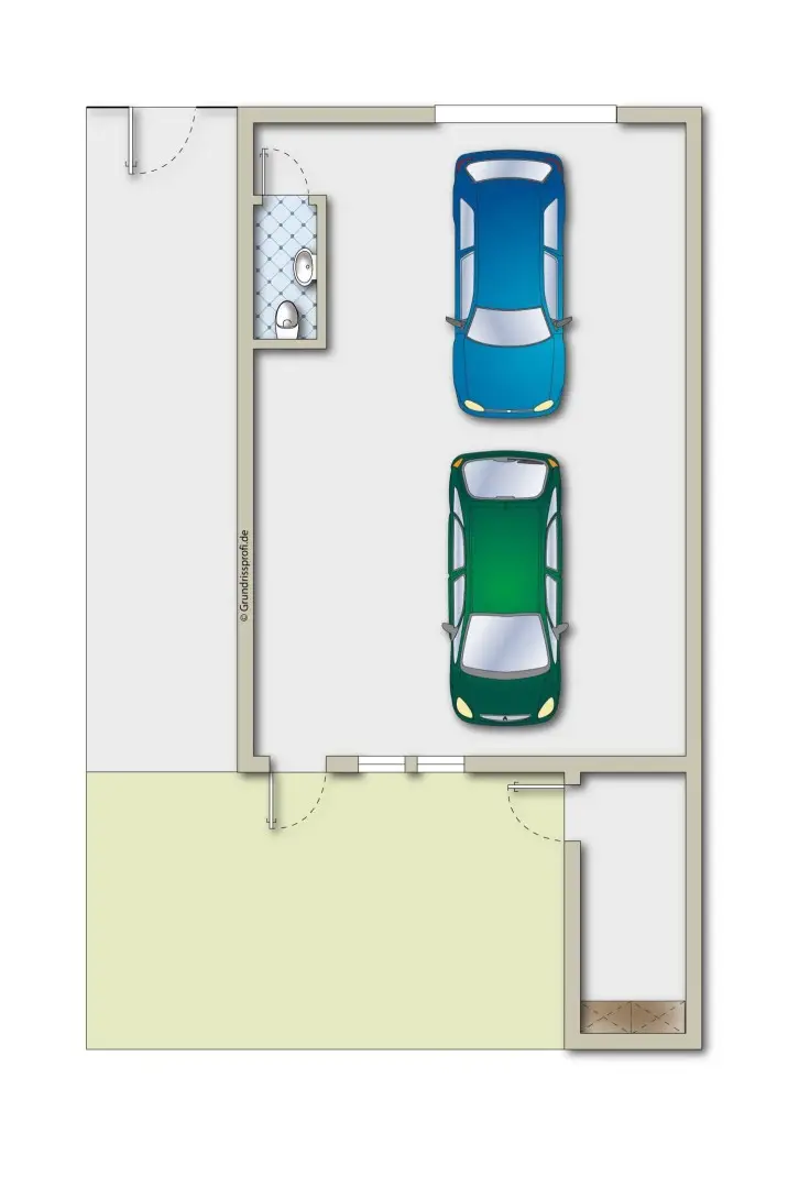 Grundrissplan Klosterneuburg Garage