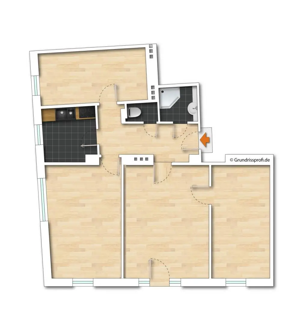 Eck-Wohnung im 2. Liftstock in Gersthof nahe Türkenschanzpark