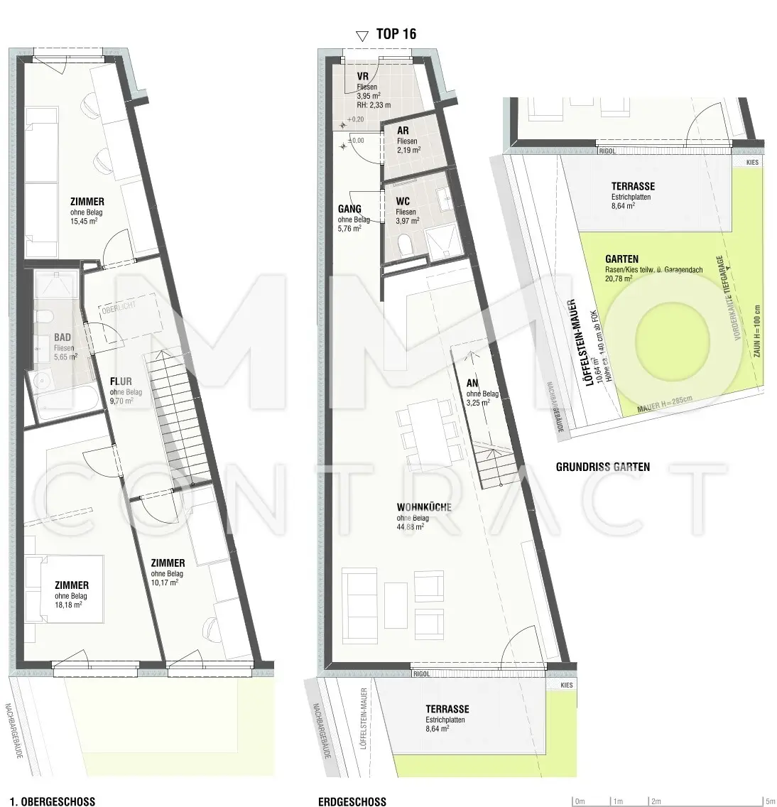 Erstbezug: Garten-Maisonette zum Wohlfühlen + Stellplatz