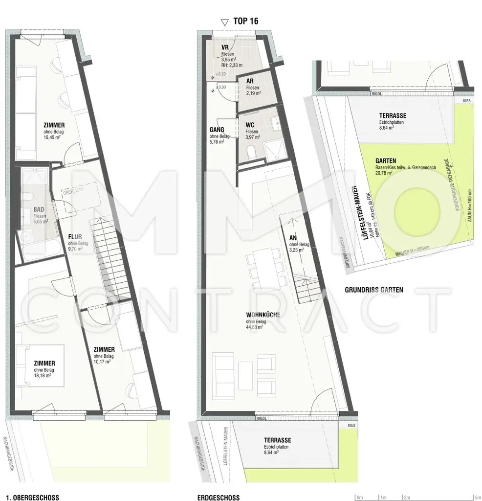 Erstbezug: Garten-Maisonette zum Wohlfühlen + Stellplatz