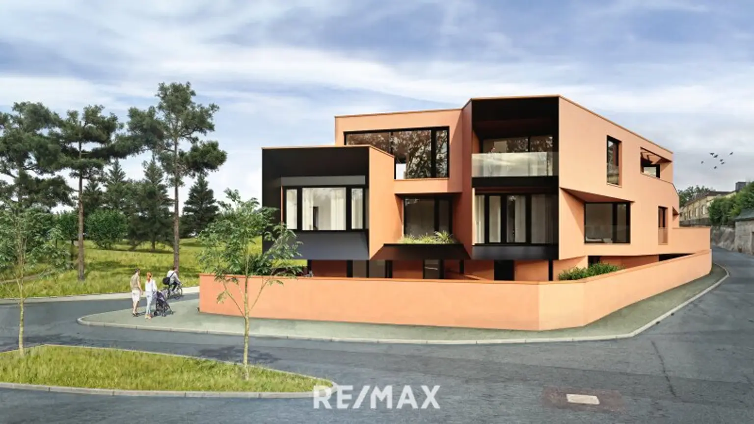 Visualisierung Südfassade