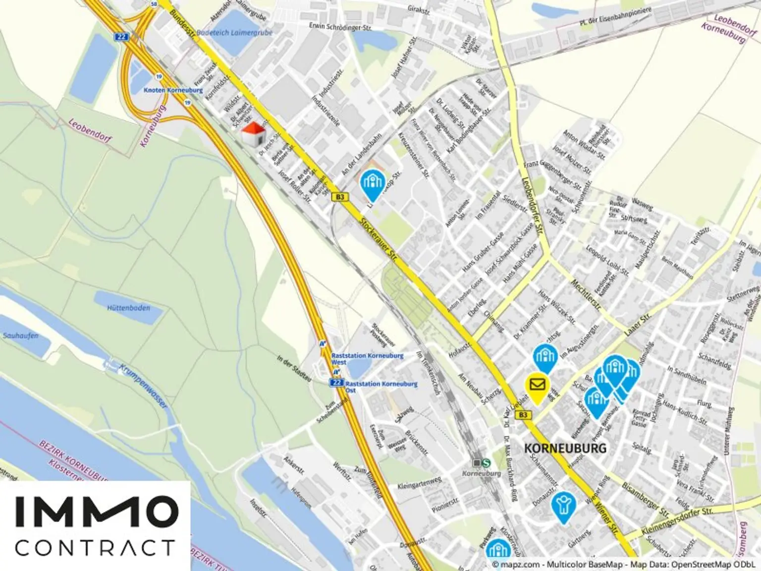 Geolyzer Kartenausschnitt