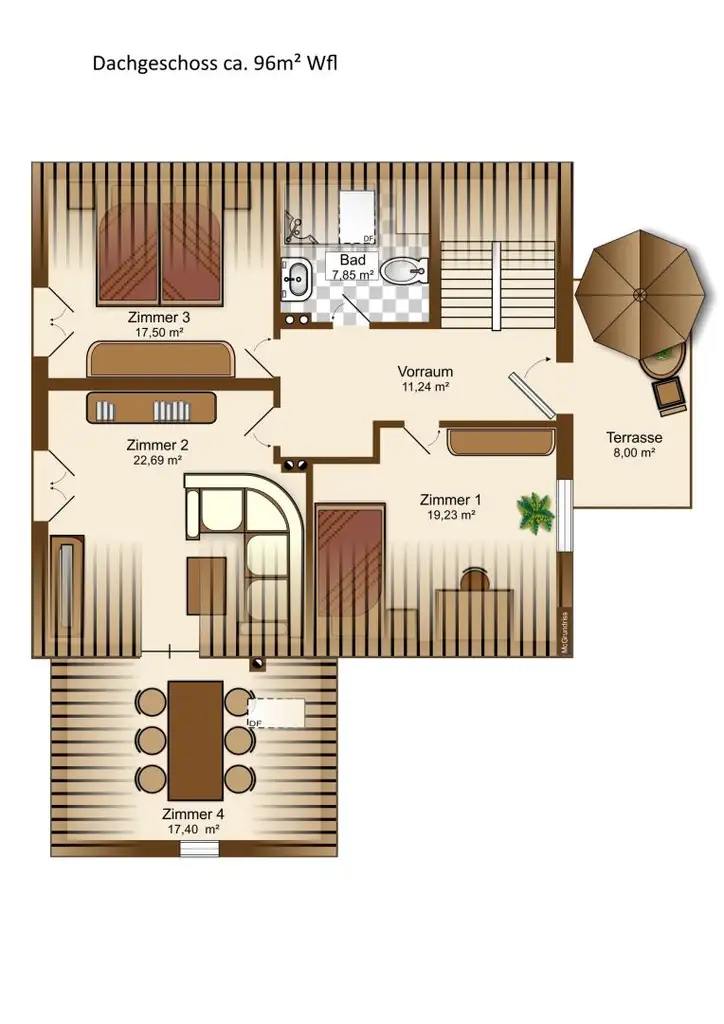 großzügiges Einfamilienhaus in einer Sackgasse