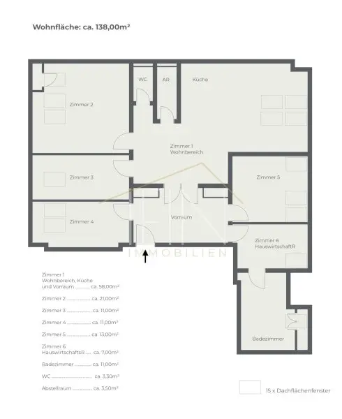 Stylische 5-Zimmer Wohnung im Herzen von Bruck