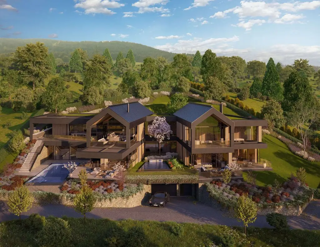 Prestige-Grundstück mit Traunsee-Panorama und Studie für eine Luxusvilla