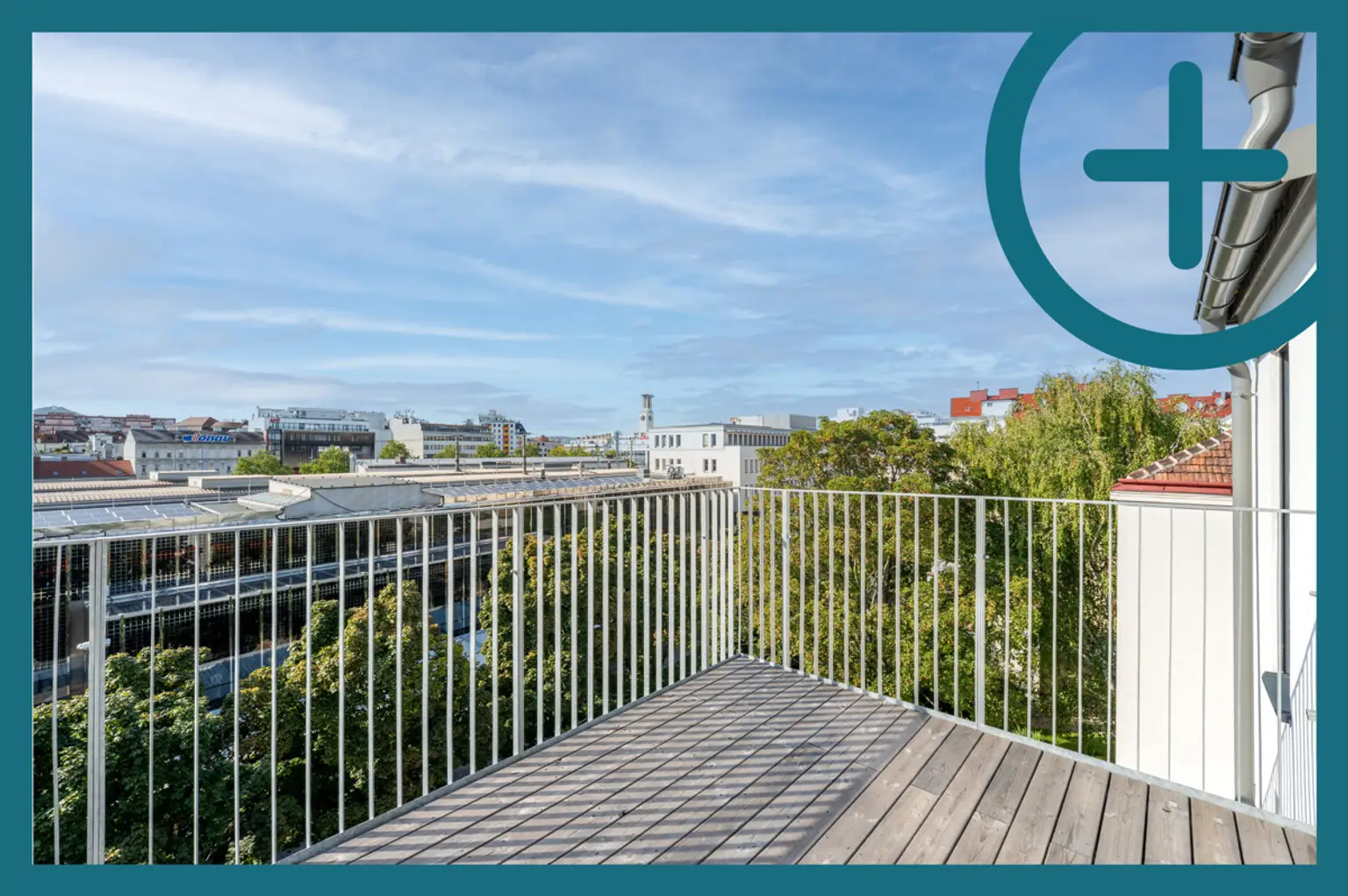 SONNNENSCHEINHIT MIT 2 TERRASSEN