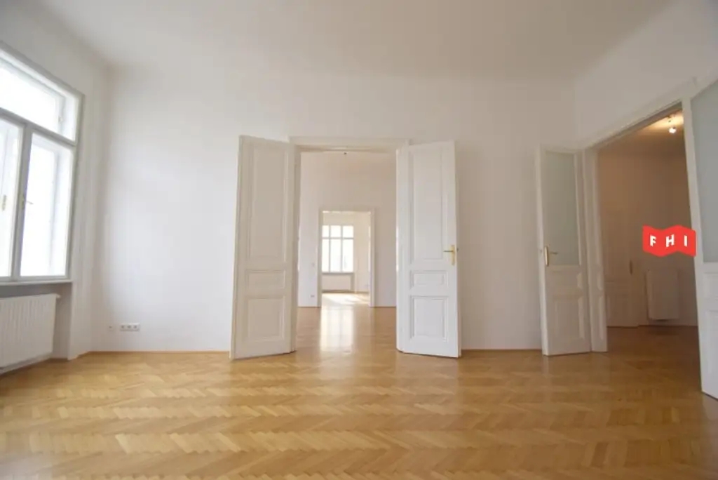 Unbefristete 4 Zimmer Stilaltbauwohnung Nähe Lycèe Francais & Palais Liechtenstein