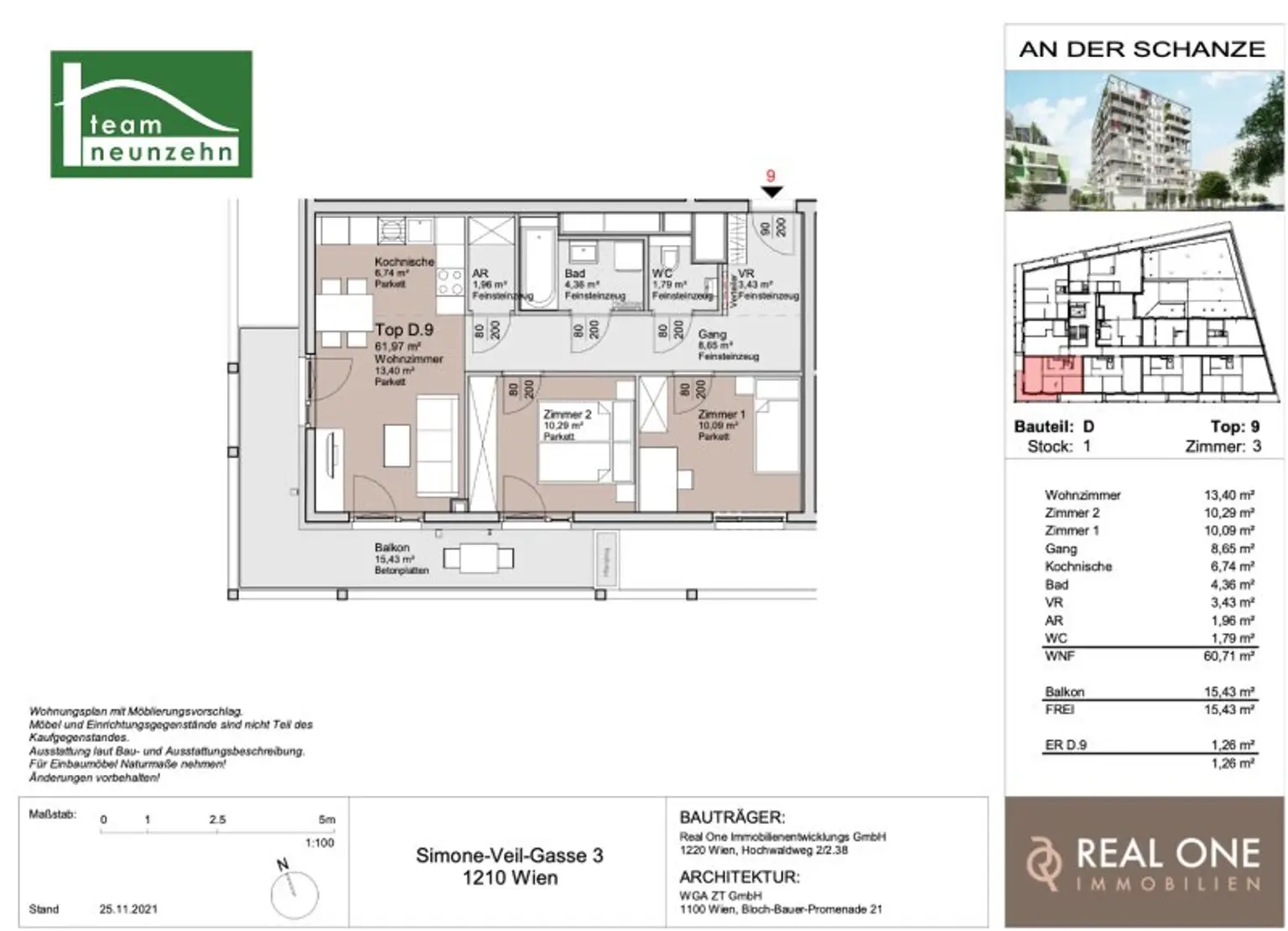 „An der Schanze“ – Exklusives Wohnen im Donaufeld
