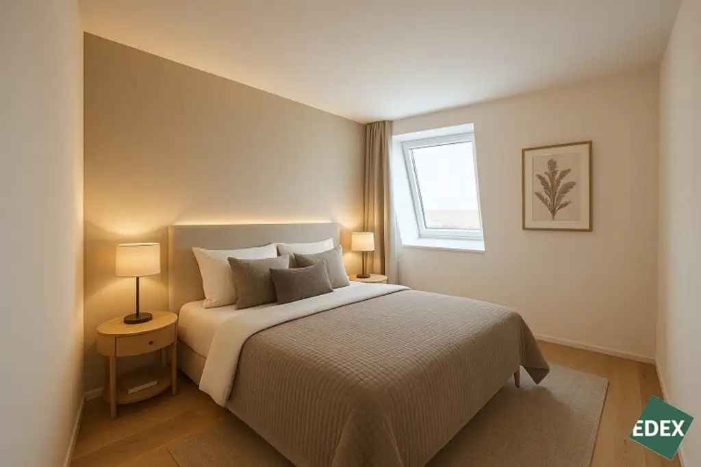 ERSTBEZUG | Traumhafte 2-Zimmer DG-Wohnung mit Loggia & Terrasse in den ruhigen Innenhof