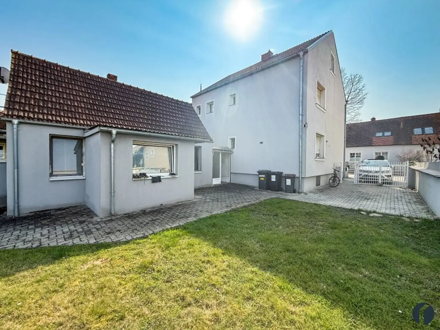 Gartenansicht vom Haus