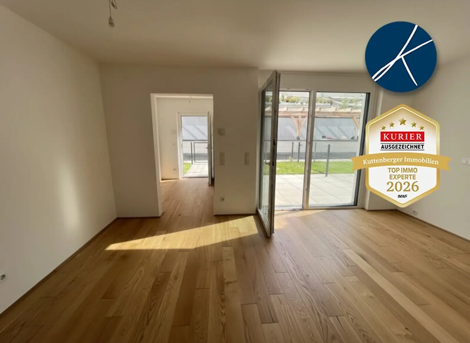 Blick aus der Wohnküche