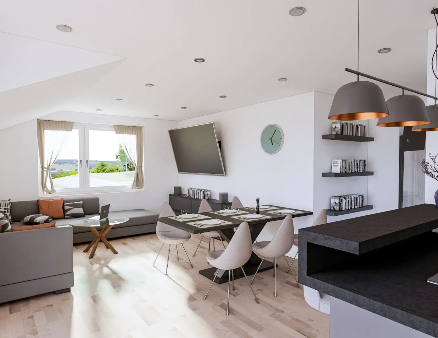 TOP 3 - Erstbezug: geräumige Terrassenwohnung mit Grünblick in Wallern an der Trattnach (Breitwiesen)!