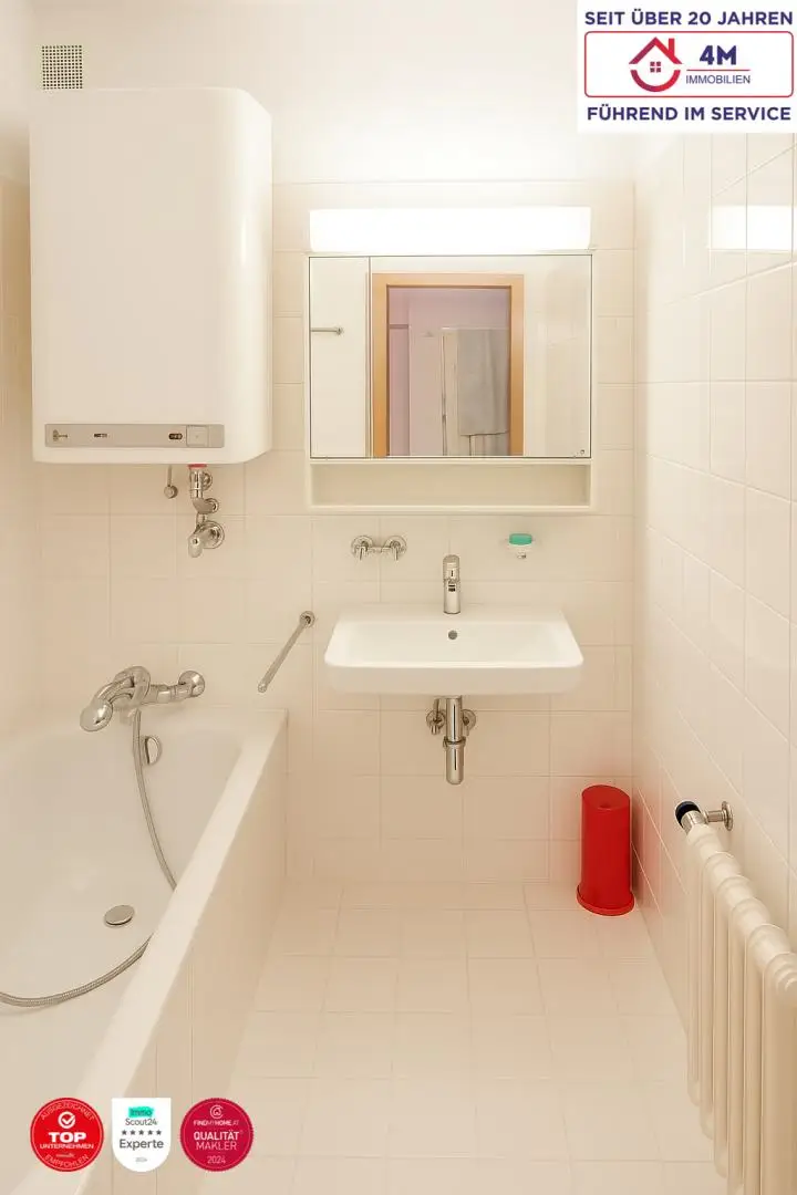 Familienfreundliche  4-Zimmer-Wohnung mit guter Ramaufteilung.