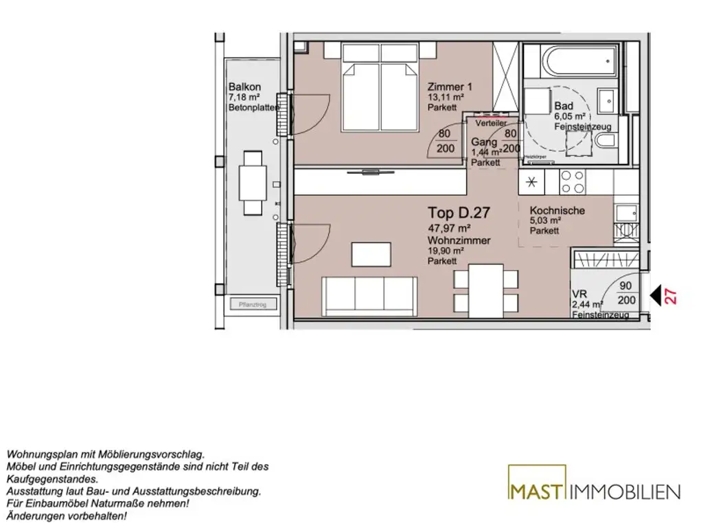 *An der Schanze* 2 Zimmer Wohnung mit 8qm Balkon