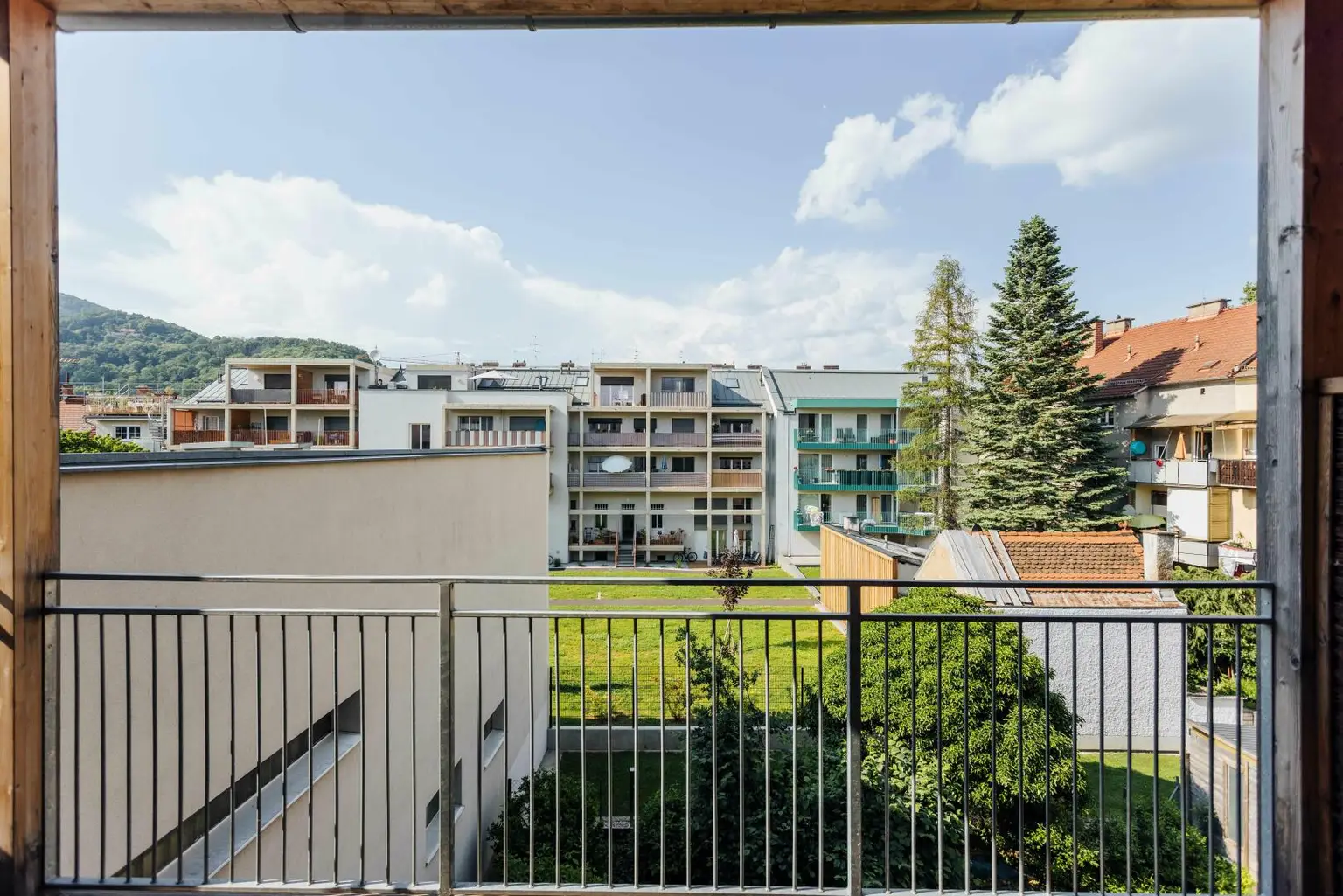 Graz Eggenberg: Neubauwohnung mit großem Balkon, Garten und kostenfreier Parkzone