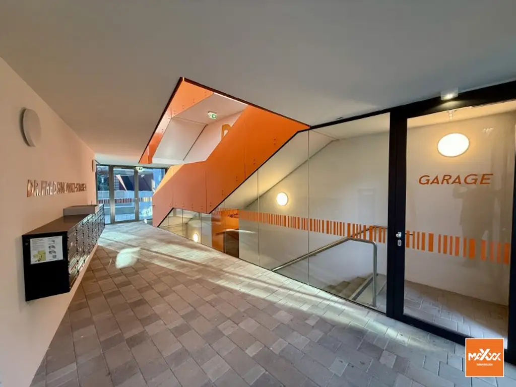 Moderne 2-Zimmer-Wohnung mit großem Balkon und Tiefgaragenparkplatz