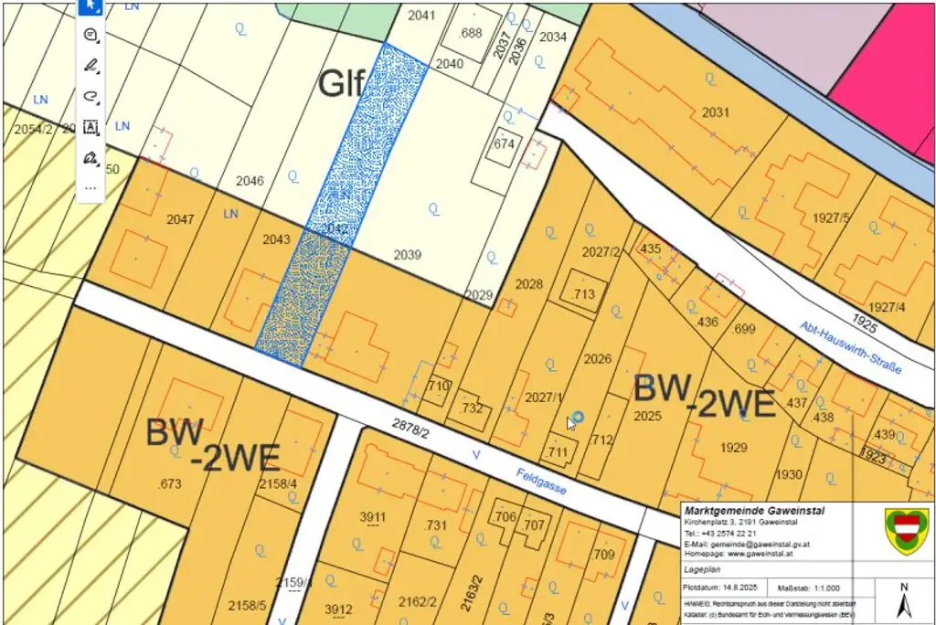 +Traumhaftes Baugrundstück in Gaweinstal – Ihr Eigenheim auf 1520m²+