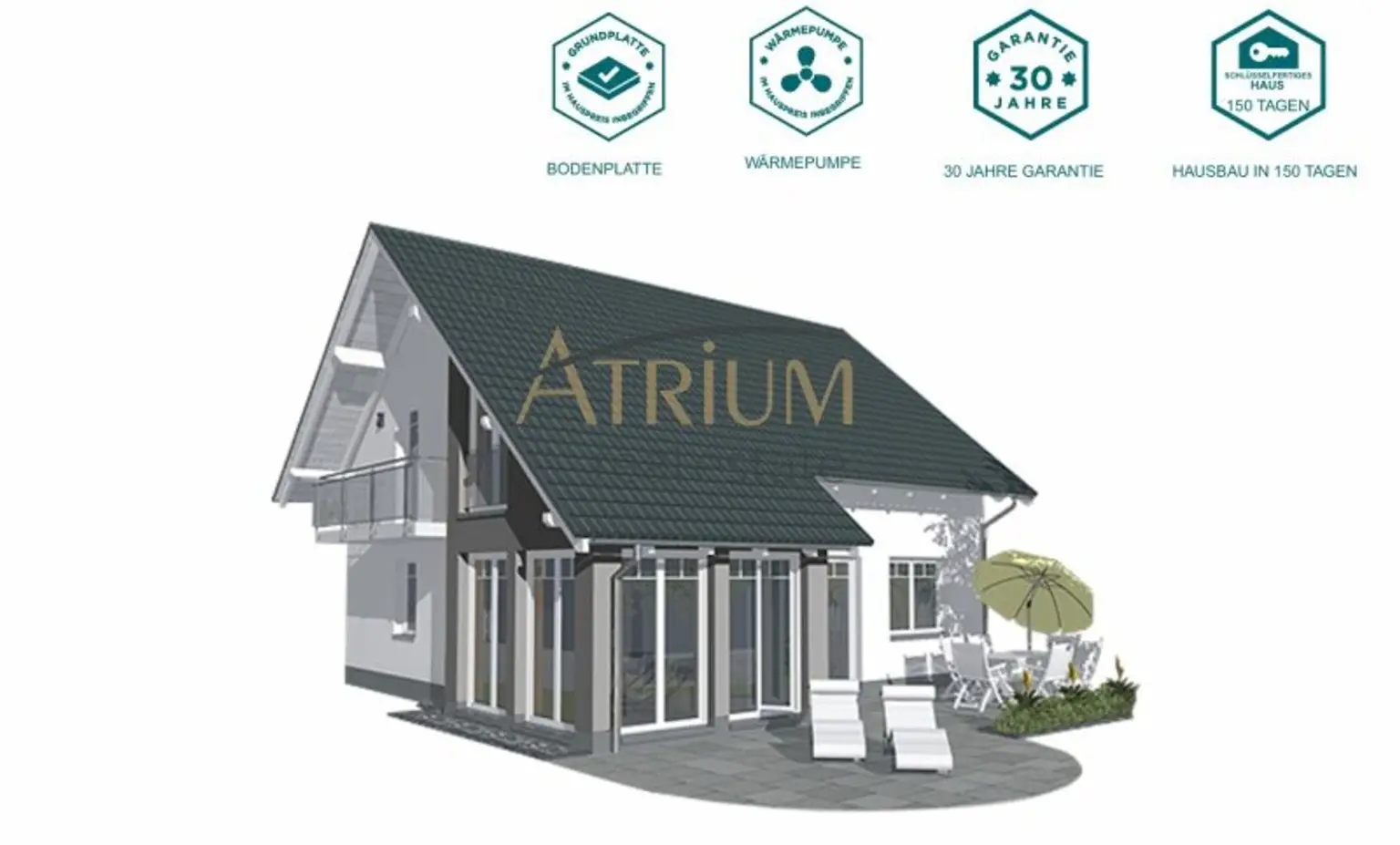 Wohnen wie im Paradies - Luxuriöse Einfamilienhäuser in der Thermen Region Bad Waltersdorf.