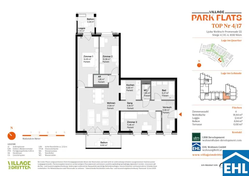 Attraktives Investment im 3. Bezirk: PARK FLATS für Anleger