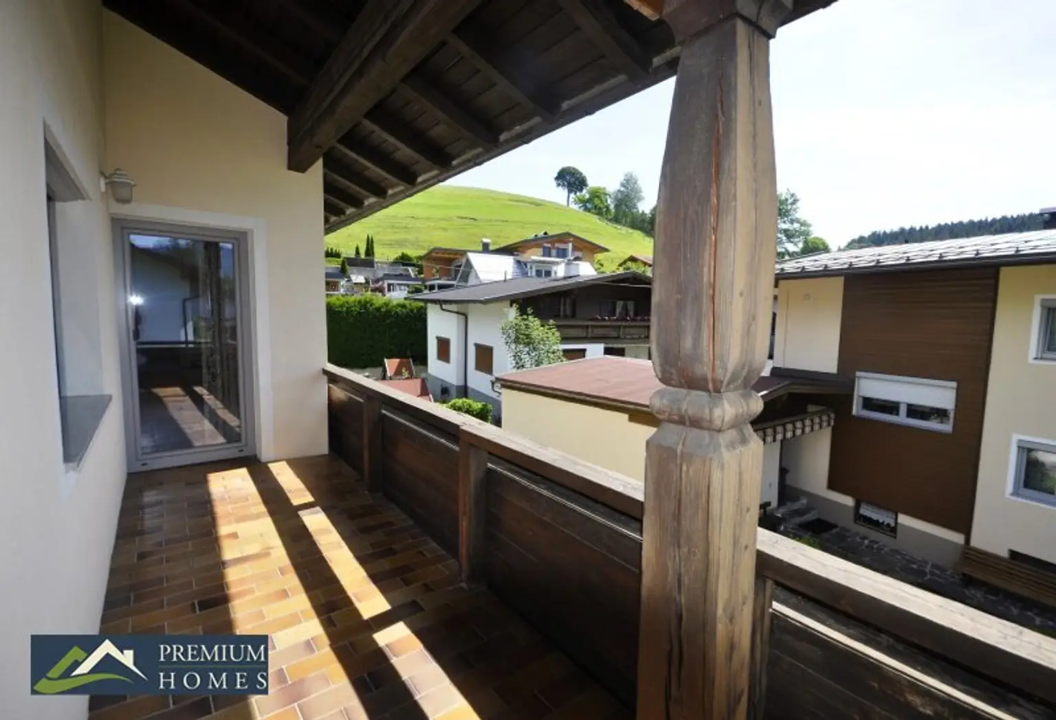 BREITENBACH am Inn - Balkon Richtung Osten
