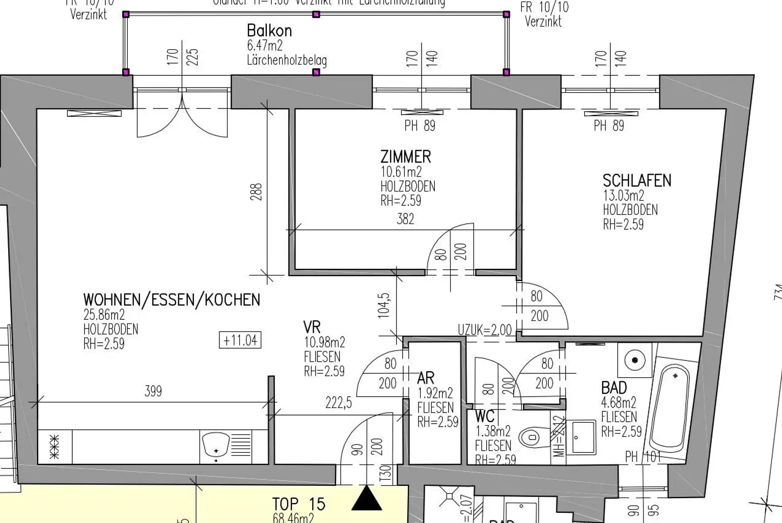 Grundrissplan