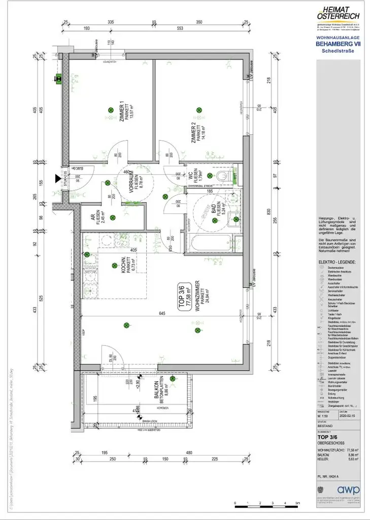 Charmante 3-Zimmer-Wohnung mit Balkon