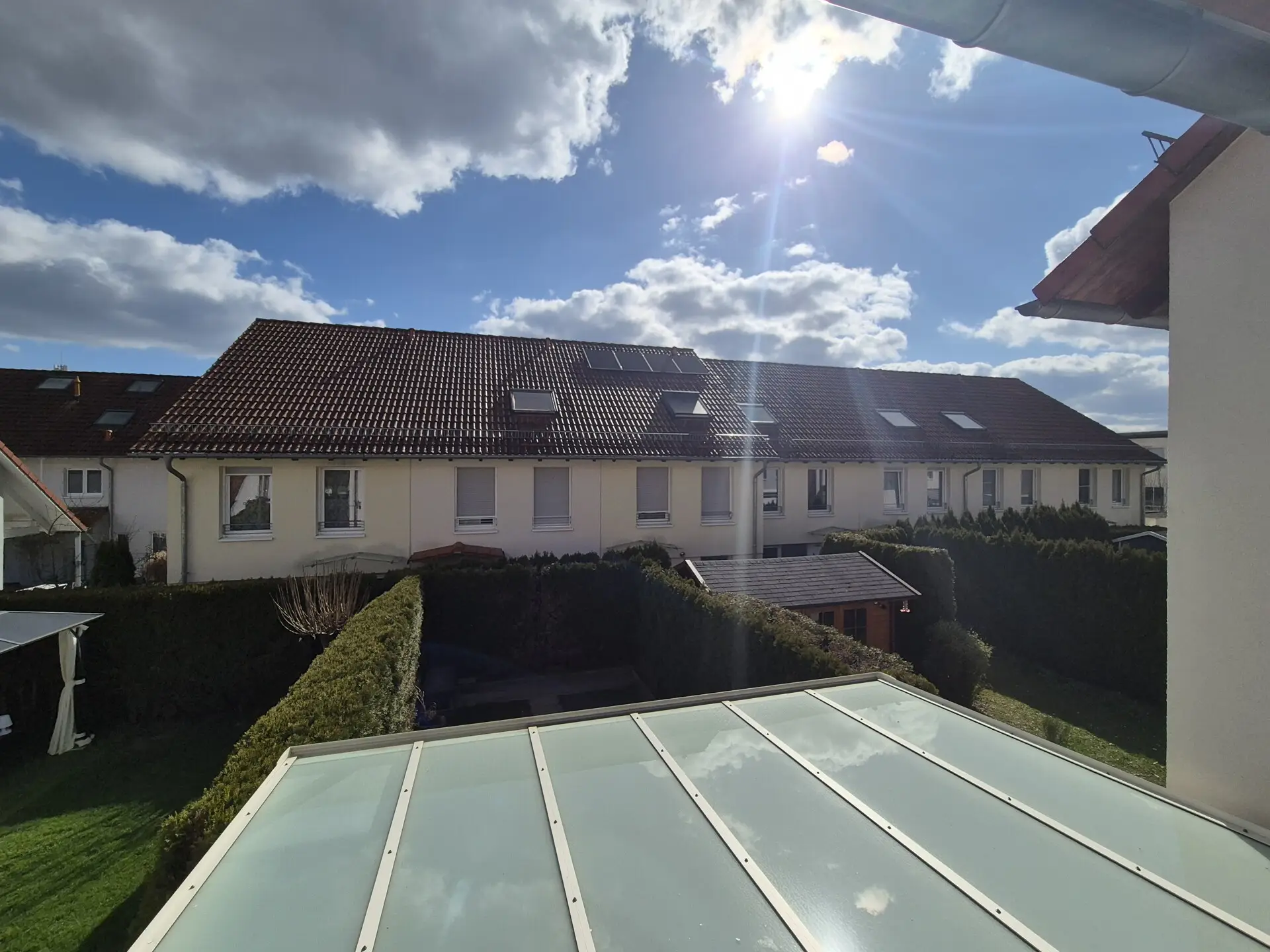 Aussicht vom Schlafzimmer