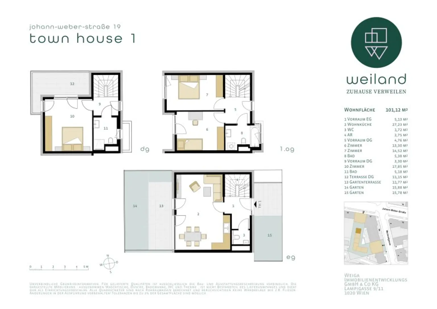 Erstbezug! Leistbares Neubau-Reihenhaus mit Terrasse, Dachterrasse & kleinem Garten (auch für Anleger)