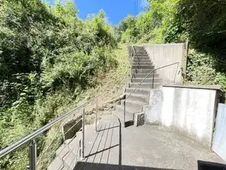 Treppe ins Garten
