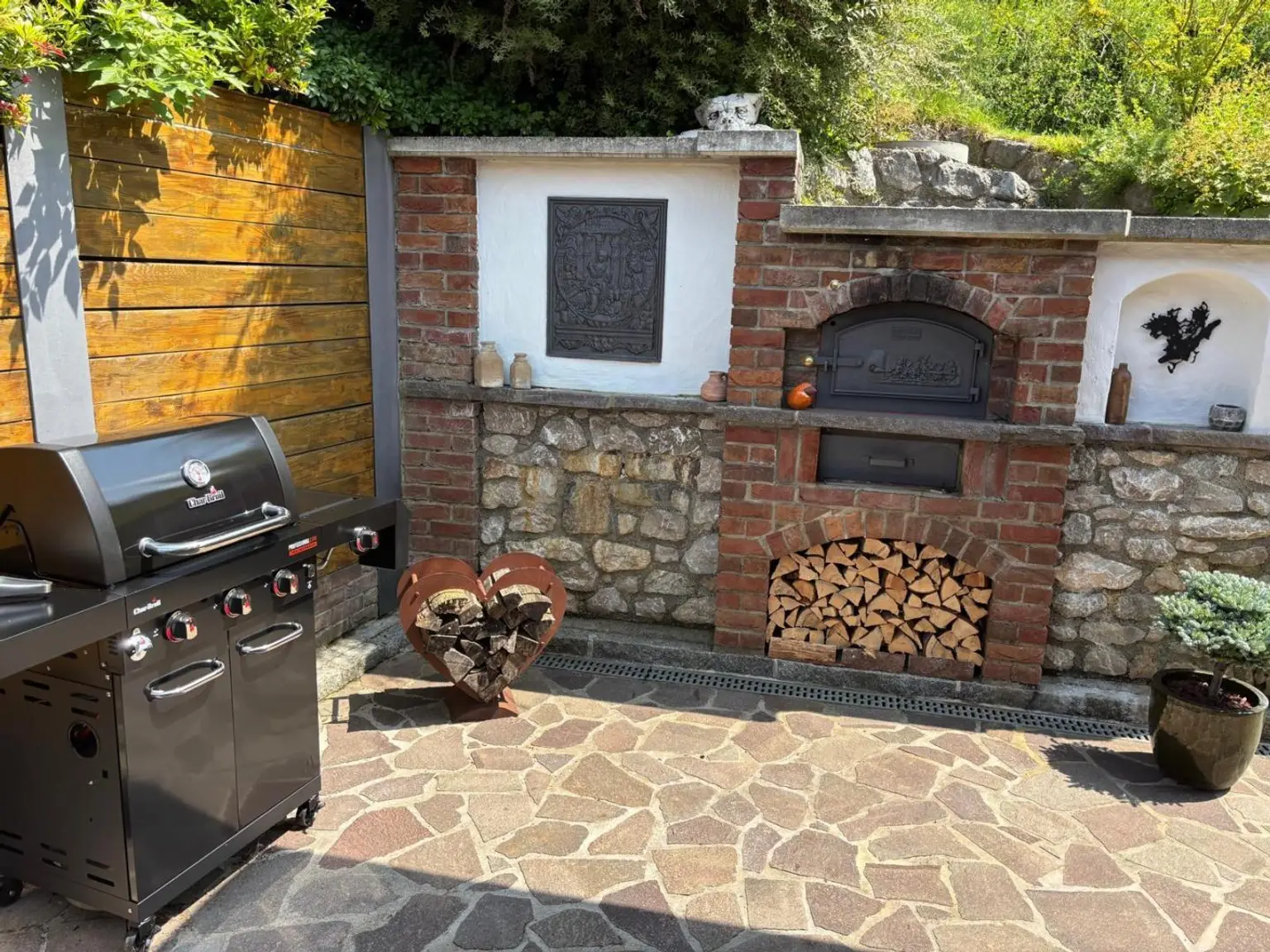 Gemütliche Grillecke