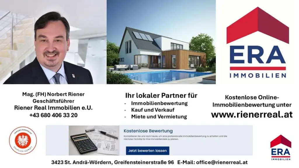 Moderne 3-Zimmer-Wohnung mit Loggia/Balkon in St. Andrä-Wördern – Ihr neues Zuhause!