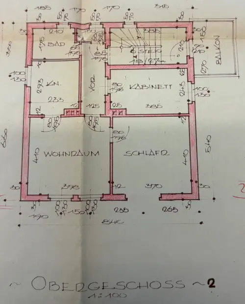 Grundriss - Obergeschoss