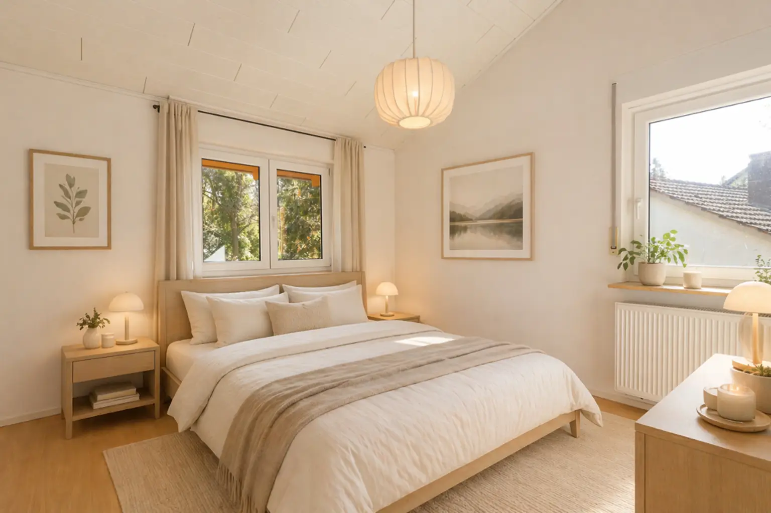 Schlafzimmer KI generiert