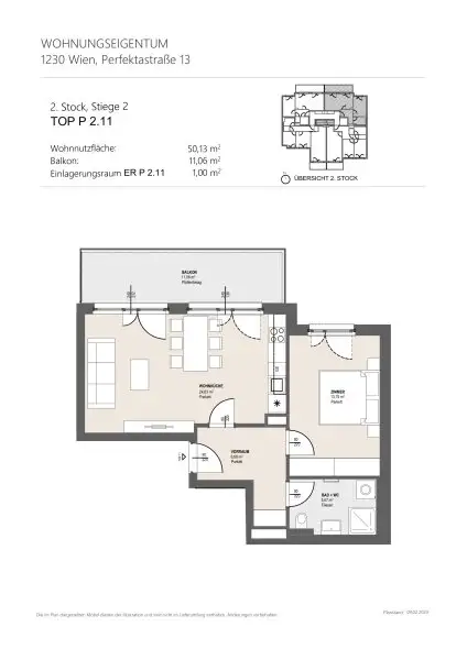 Moderne 2-Zimmer Wohnung in 1230 Wien – Erstbezug mit Balkon und Tiefgarage!