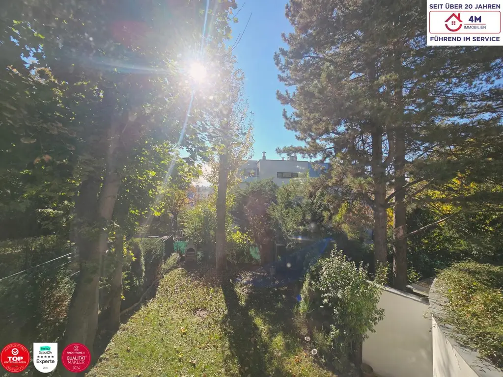 Exklusive Garten-Maisonettewohnung mit  2 Terrassen  und Garage am Küniglberg 🏡