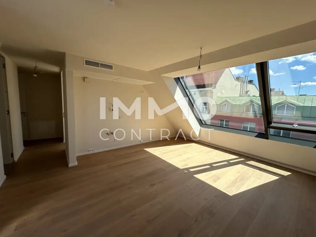Erstbezug! 3-Zimmer-Dachgeschosswohnung mit traumhafter Wien-Aussicht