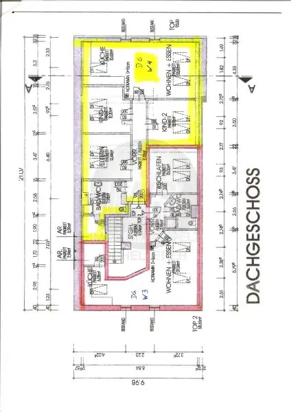 4-Zimmer DG-Wohnung mit 93m² in 4760 Raab