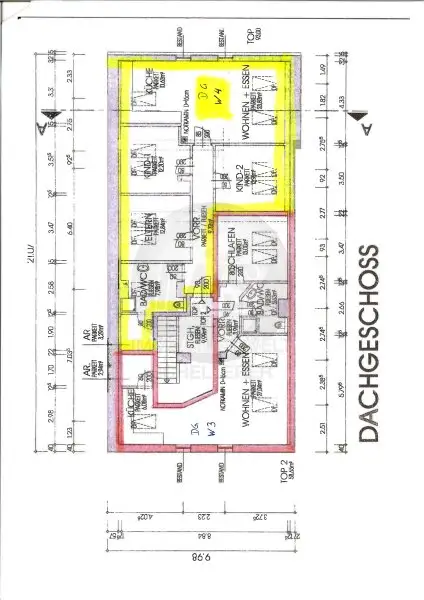 4-Zimmer DG-Wohnung mit 93m² in 4760 Raab