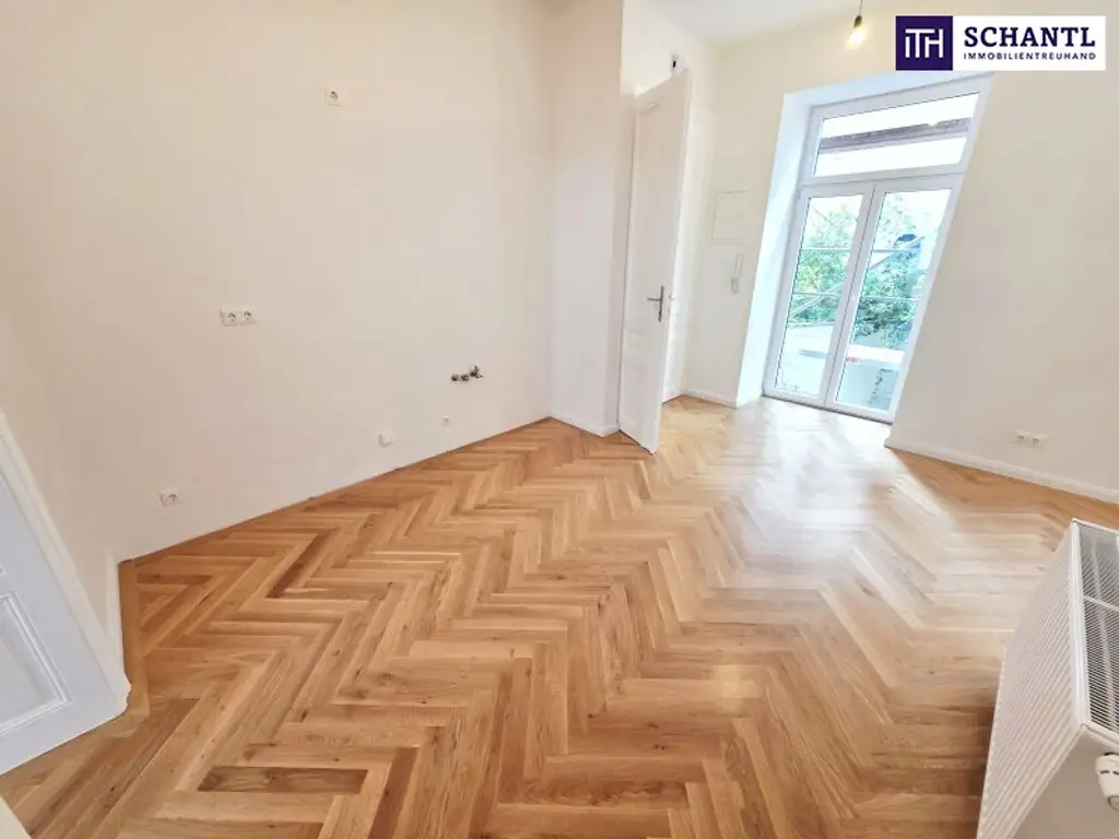 Ein Wiener Märchen beim Kutschkermarkt! Altbaucharme, Absolute Ruhelage, Flügeltüren, Hofidylle und Balkon-Glück! Prunkvolles Stiegenhaus + Beste Infrastruktur! Jetzt zugreifen!