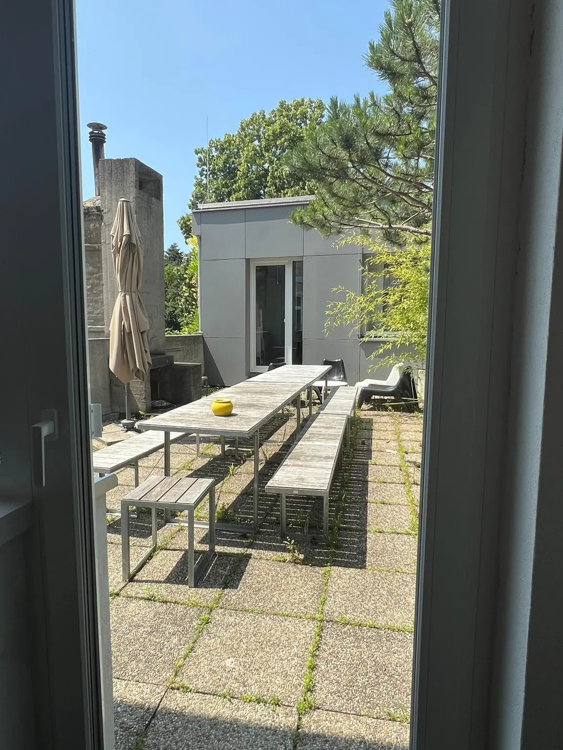 Gemeinschaftlich nutzbare Terrasse