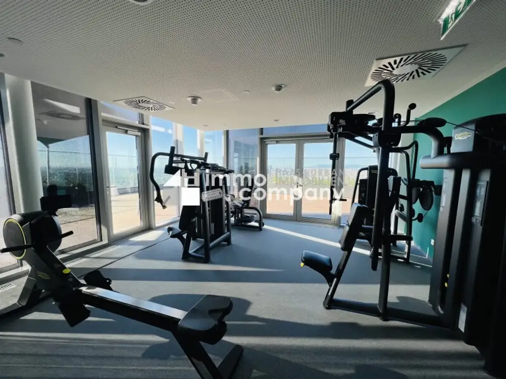 Ideale Wohnung mit Balkon und Stadtblick in einem neuen, mehrstöckigen Premiumgebäude! Pool, Sauna, Gym! 2. Bezirk. U2