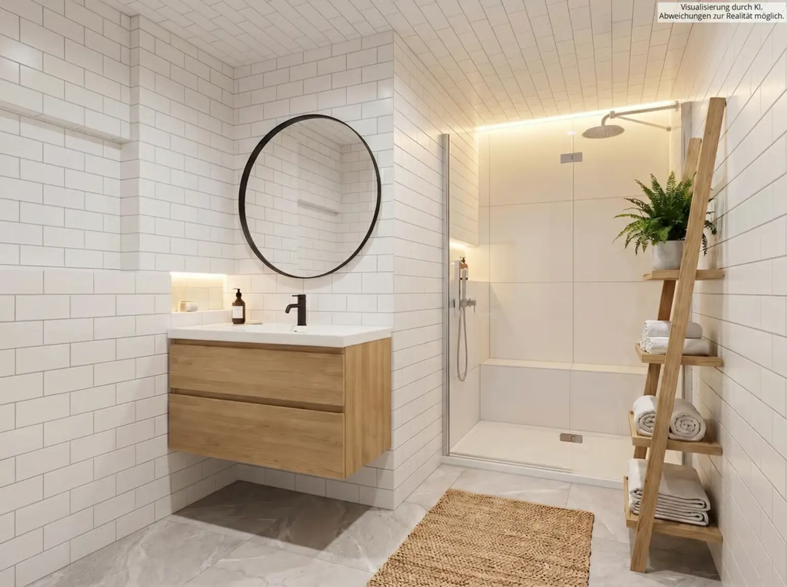 Badezimmer KI visualisiert